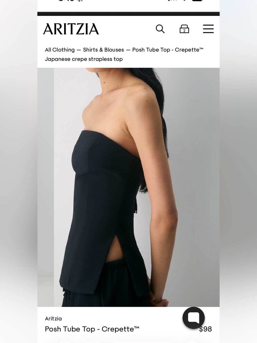 Wilfred Posh Tube top